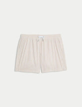 M&S Cotton Rich Seersucker Striped Swim Shorts  Adomoo